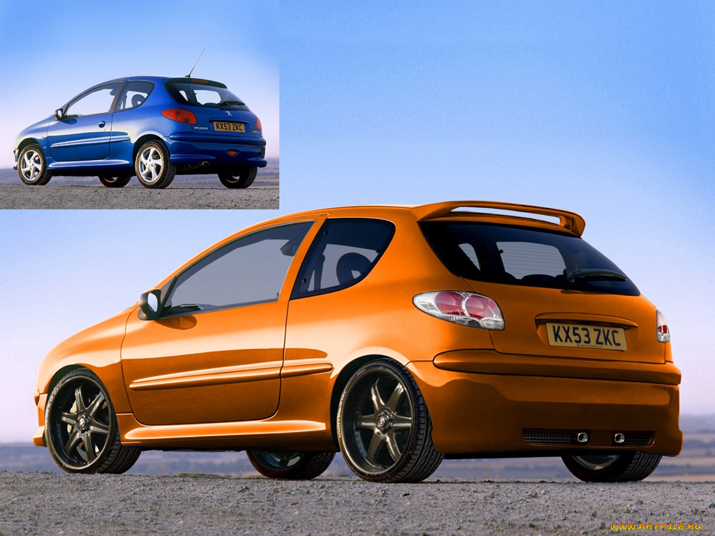 peugeot, 206, 